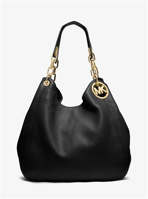 michael michael kors fulton large leather shoulder bag uk